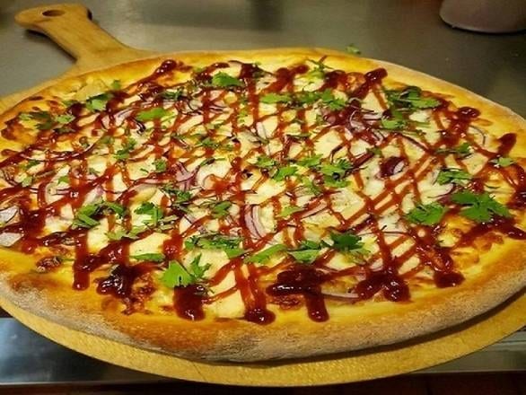 BBQ Chicken Pizza.
