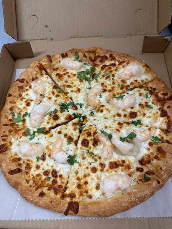 Shrimp Pizza.